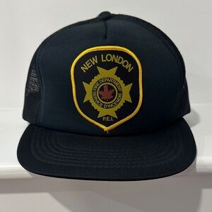 New London P.E.I. Black Fire Department Cap